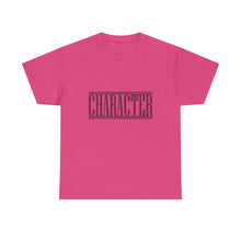 Load image into Gallery viewer, Character : Heavy Cotton Tee : Black Letters
