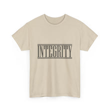 Load image into Gallery viewer, Integrity : Heavy Cotton Tee : Black Letters
