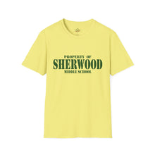 Load image into Gallery viewer, Property of Sherwood T-Shirt - Green Font (Adult Size)
