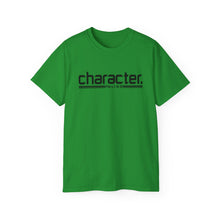 Load image into Gallery viewer, Bold Character : Heavy Cotton Tee : Black Letters
