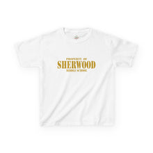 Load image into Gallery viewer, Property of Sherwood T-Shirt - Gold Font (Youth Size)
