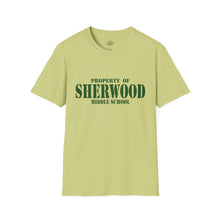 Load image into Gallery viewer, Property of Sherwood T-Shirt - Green Font (Adult Size)
