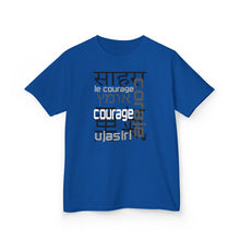 Load image into Gallery viewer, Many Ways To Say Courage : Kids Tee
