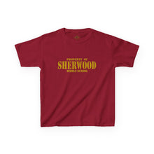 Load image into Gallery viewer, Property of Sherwood T-Shirt - Gold Font (Youth Size)
