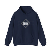 Load image into Gallery viewer, REV.19:8  :  Hooded Sweatshirt : White Letters
