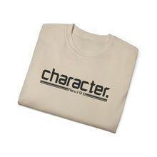 Load image into Gallery viewer, Bold Character : Heavy Cotton Tee : Black Letters
