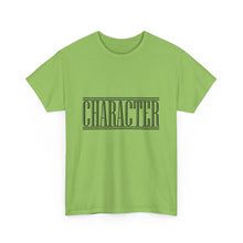 Load image into Gallery viewer, Character : Heavy Cotton Tee : Black Letters

