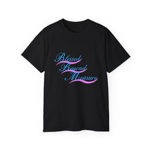 Load image into Gallery viewer, Blessed Beyond Measure : REV 19:8 : Dark Ultra Cotton Tee
