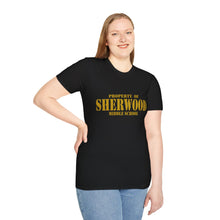 Load image into Gallery viewer, Property of Sherwood T-Shirt - Gold Font (Adult Size)
