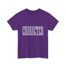 Load image into Gallery viewer, Character : Heavy Cotton Tee : White Letters
