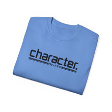Load image into Gallery viewer, Bold Character : Heavy Cotton Tee : Black Letters
