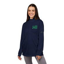 Load image into Gallery viewer, 1400! Green Adidas® Quarter-Zip Pullover
