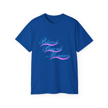Load image into Gallery viewer, Blessed Beyond Measure : REV 19:8 : Dark Ultra Cotton Tee
