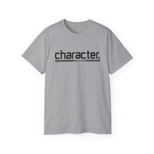 Load image into Gallery viewer, Bold Character : Heavy Cotton Tee : Black Letters

