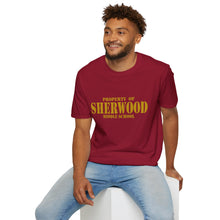Load image into Gallery viewer, Property of Sherwood T-Shirt - Gold Font (Adult Size)

