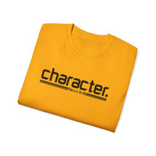 Load image into Gallery viewer, Bold Character : Heavy Cotton Tee : Black Letters
