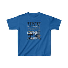 Load image into Gallery viewer, Many Ways To Say Courage : REV 19:8 : Kids Tee
