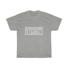 Load image into Gallery viewer, Integrity : Heavy Cotton Tee : White Letters
