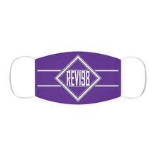 Load image into Gallery viewer, REV 19:8 : Snug-Fit Polyester Face Mask - Purple
