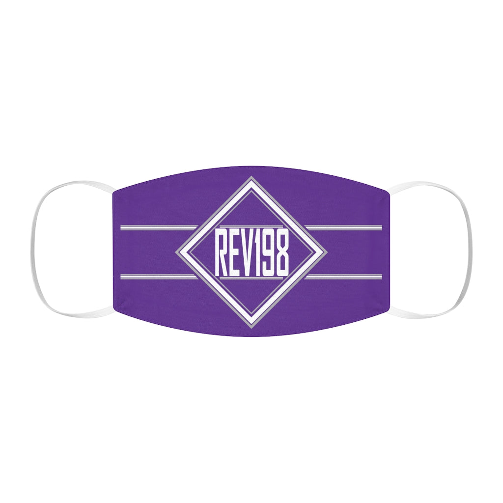 REV 19:8 : Snug-Fit Polyester Face Mask - Purple