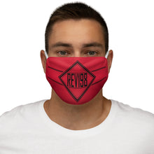 Load image into Gallery viewer, REV 19:8 : Snug-Fit Polyester Face Mask - Red
