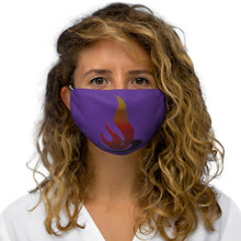 Load image into Gallery viewer, FLAME : Snug-Fit Polyester Face Mask - Purple
