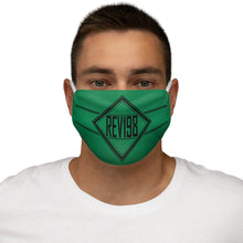 Load image into Gallery viewer, REV 19:8 : Snug-Fit Polyester Face Mask - Green
