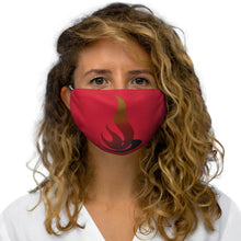 Load image into Gallery viewer, FLAME : Snug-Fit Polyester Face Mask - Red

